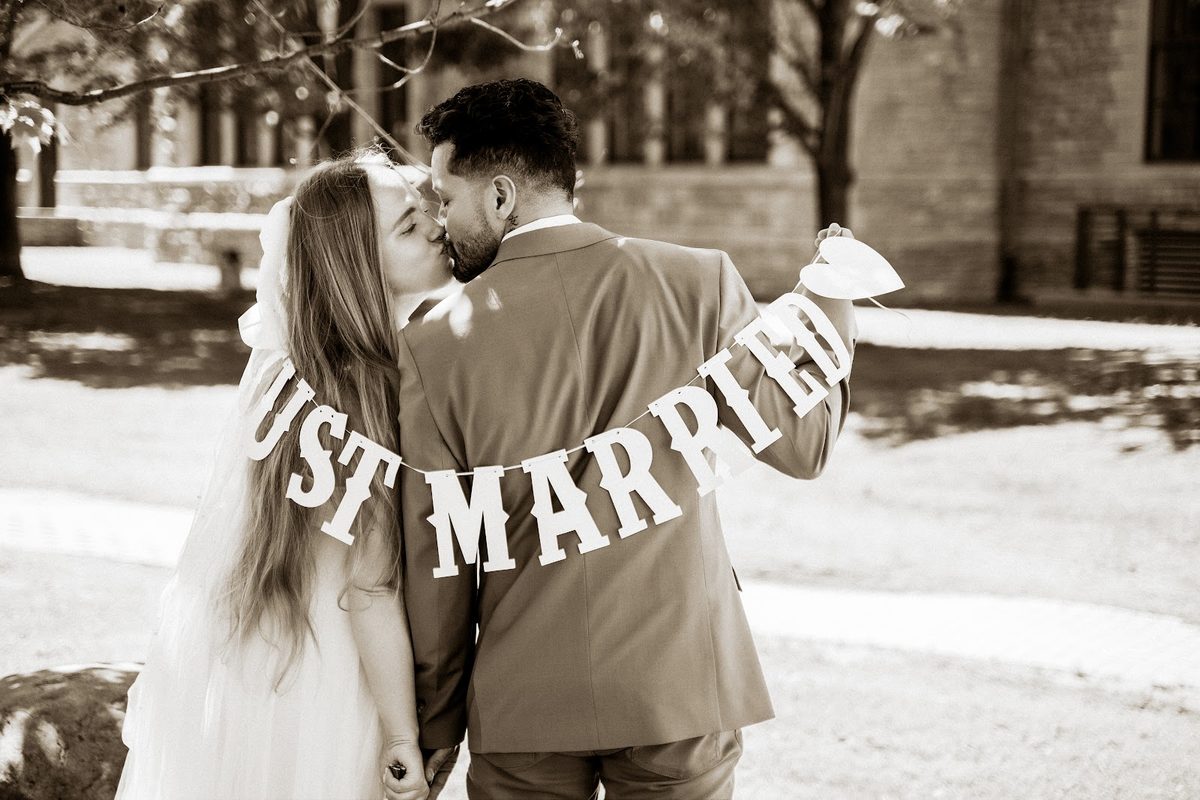 Just married couple